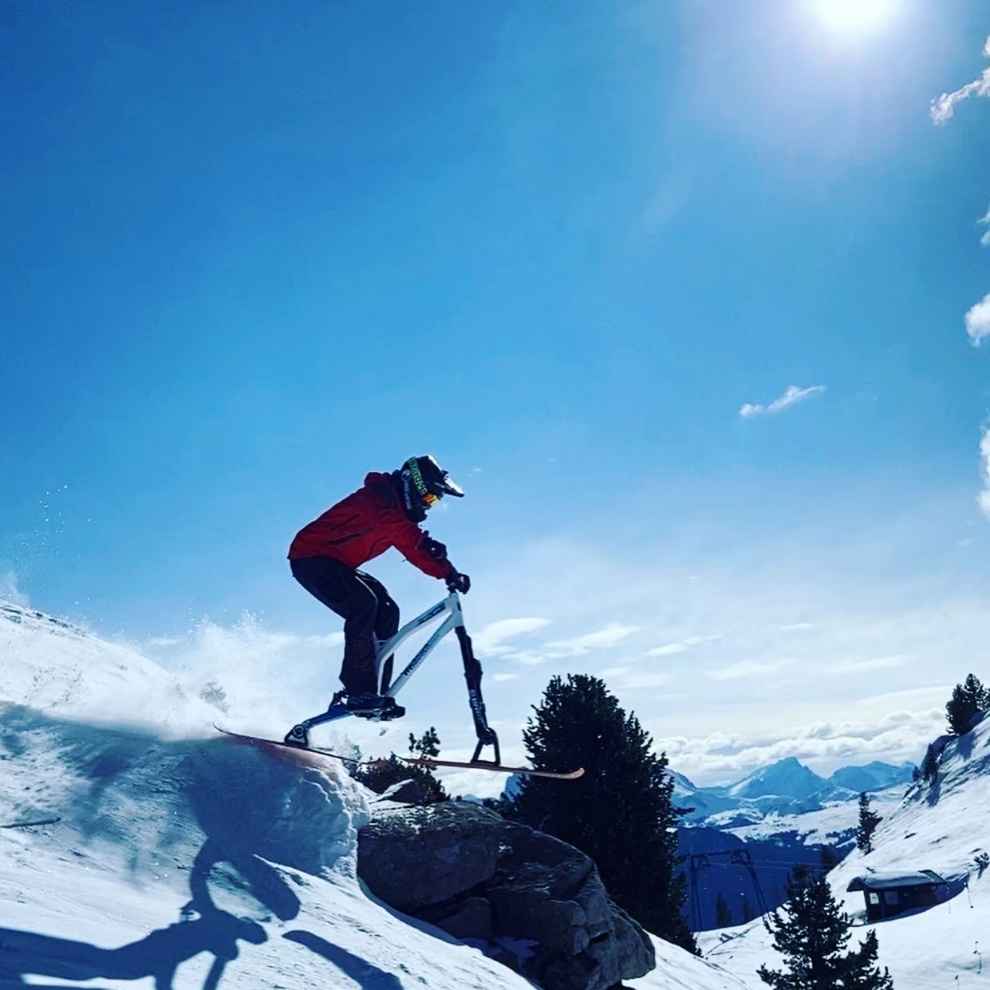 Ride a Skibike